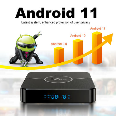 X98 Plus IPTV Set Top Box 4K Android 11 WLAN 2GB 16GB S905w2
