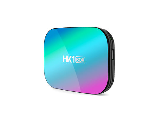 Android 9.0 IPTV Kabelbox 100M RJ45 BT 4GB DDR3 32GB HK1 Smart TV Box