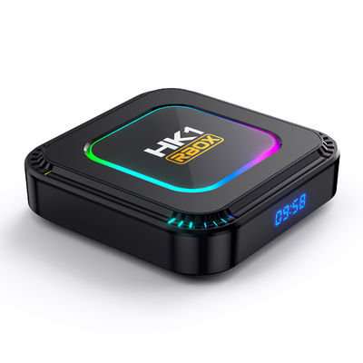 8K WiFi DIY IPTV Box Android 13.0 TV Box mit bunten LED-Leuchten
